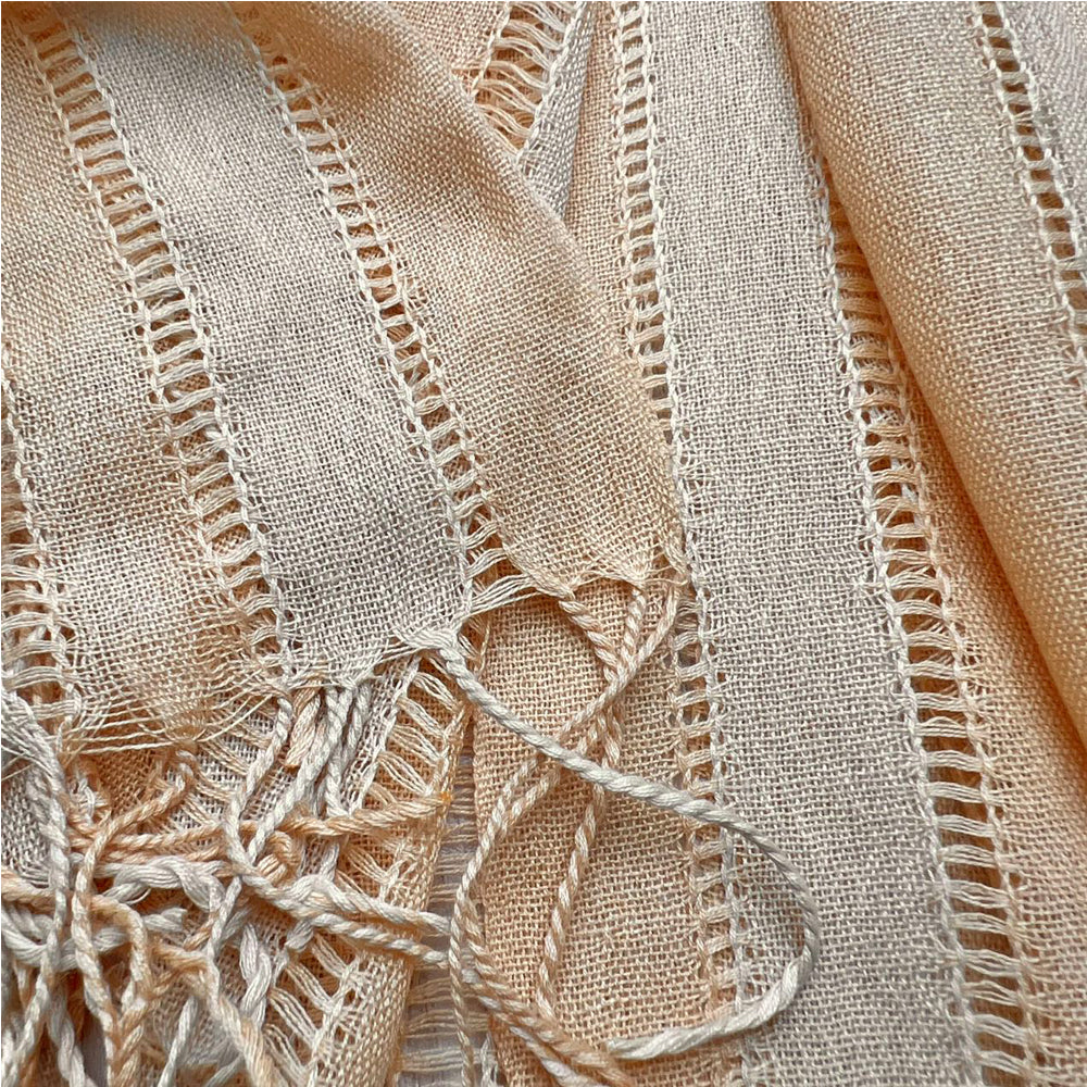 2pcs Classic Yarn Dyed Pattern Khaki Long Scarf,vacation,daily Life,evening Party,Office Appropriate Subtlety For Women Men,for Casual Outfits